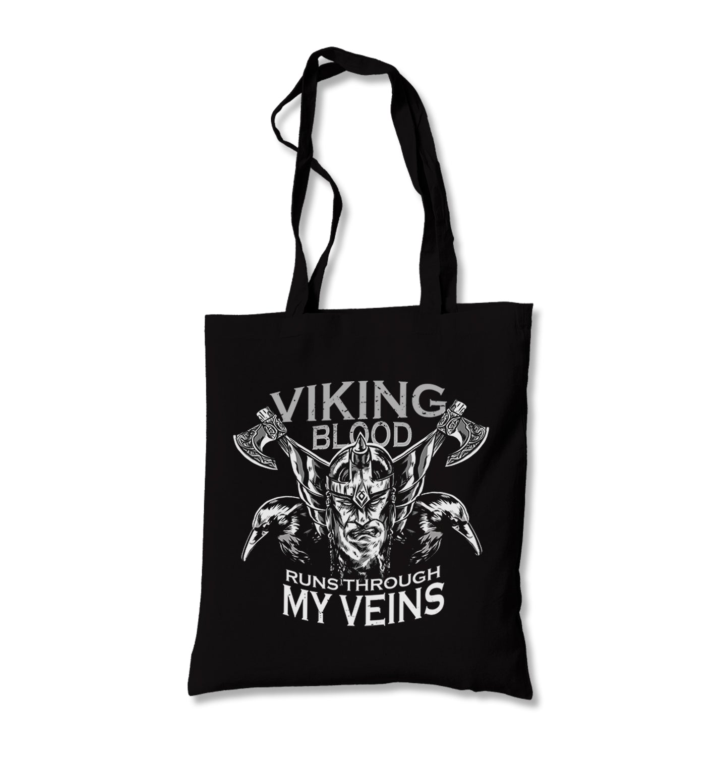 Viking Blood Runs Through My Veins Canvas Totebag - Premium  from Wenswind - Just 4990! Shop now at W.E.N.S. WIND