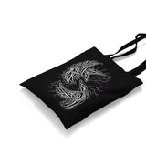 Raven Birds with Viking Knots Canvas Totebag - Premium  from Wenswind - Just 4990! Shop now at W.E.N.S. WIND