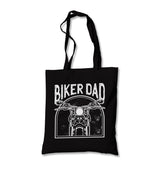 Biker Dad Canvas Totebag - Premium  from Wenswind - Just 4990! Shop now at W.E.N.S. WIND