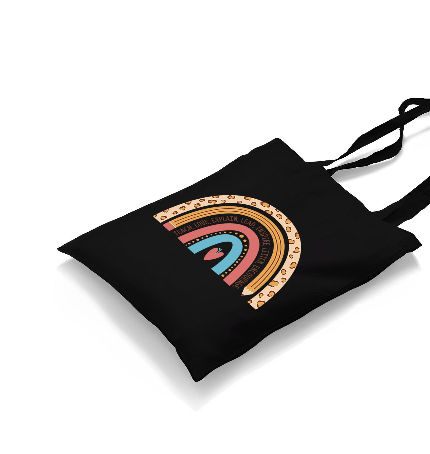 Teacher Rainbow Canvas Totebag - Premium  from Wenswind - Just 4990! Shop now at W.E.N.S. WIND