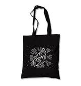 Wolf Howling and Viking Knots Canvas Totebag - Premium  from Wenswind - Just 4990! Shop now at W.E.N.S. WIND