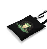 Meditating Frog Canvas Totebag - Premium  from Wenswind - Just 4990! Shop now at W.E.N.S. WIND