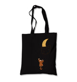 Monkey Climbing for Banana in the Pocket Canvas Totebag - Premium  from Wenswind - Just 4990! Shop now at W.E.N.S. WIND