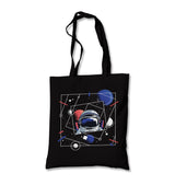 Astronaut with a Geometric Space Canvas Totebag - Premium  from Wenswind - Just 4990! Shop now at W.E.N.S. WIND