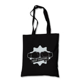 Keep Fighting Boxing Canvas Totebag - Premium  from Wenswind - Just 4990! Shop now at W.E.N.S. WIND