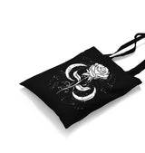 Moons Around a Rose Canvas Totebag - Premium  from Wenswind - Just 4990! Shop now at W.E.N.S. WIND