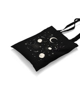 Night Sky with Moon and Stars Canvas Totebag - Premium  from Wenswind - Just 4990! Shop now at W.E.N.S. WIND