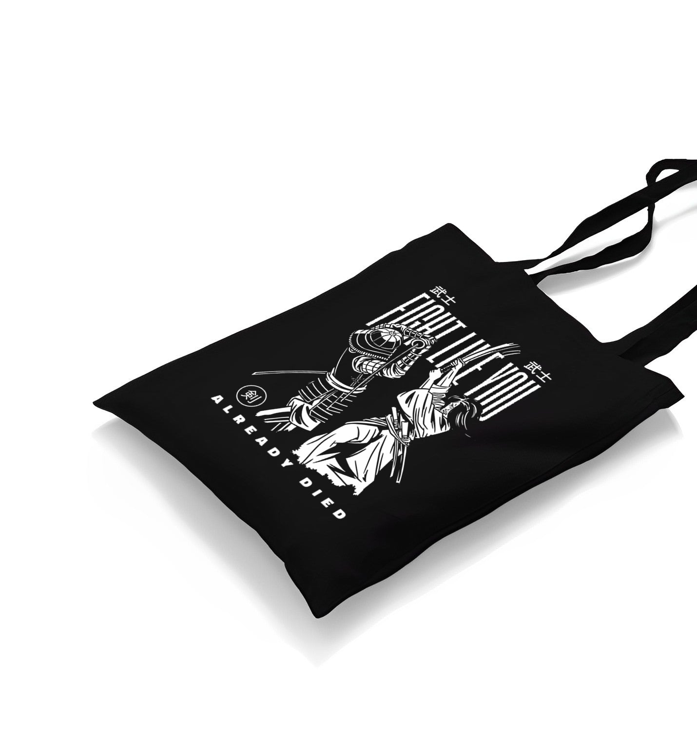 Fight Like a Samurai Canvas Totebag - Premium  from Wenswind - Just 4990! Shop now at W.E.N.S. WIND