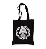 A Viking Longship in a Celtic Knot Canvas Totebag - Premium  from Wenswind - Just 4990! Shop now at W.E.N.S. WIND