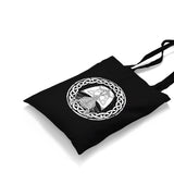 A Viking Longship in a Celtic Knot Canvas Totebag - Premium  from Wenswind - Just 4990! Shop now at W.E.N.S. WIND