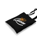 Queen Logo with a Crown Canvas Totebag - Premium  from Wenswind - Just 4990! Shop now at W.E.N.S. WIND