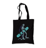 Man Holding Snowboard Canvas Totebag - Premium  from Wenswind - Just 4990! Shop now at W.E.N.S. WIND