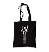 Skeleton Hand Doing Rock Sign on Guitar Canvas Totebag - Premium  from Wenswind - Just 4990! Shop now at W.E.N.S. WIND