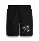 Angry Dogs Black Shorts - Premium Shorts from W.E.N.S. WIND - Just 7990! Shop now at W.E.N.S. WIND