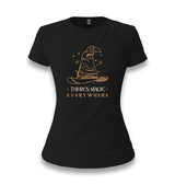There's Magic Everywhere Witch Hat Women's Black T-shirt - Premium  from W.E.N.S. WIND - Just 6490! Shop now at W.E.N.S. WIND