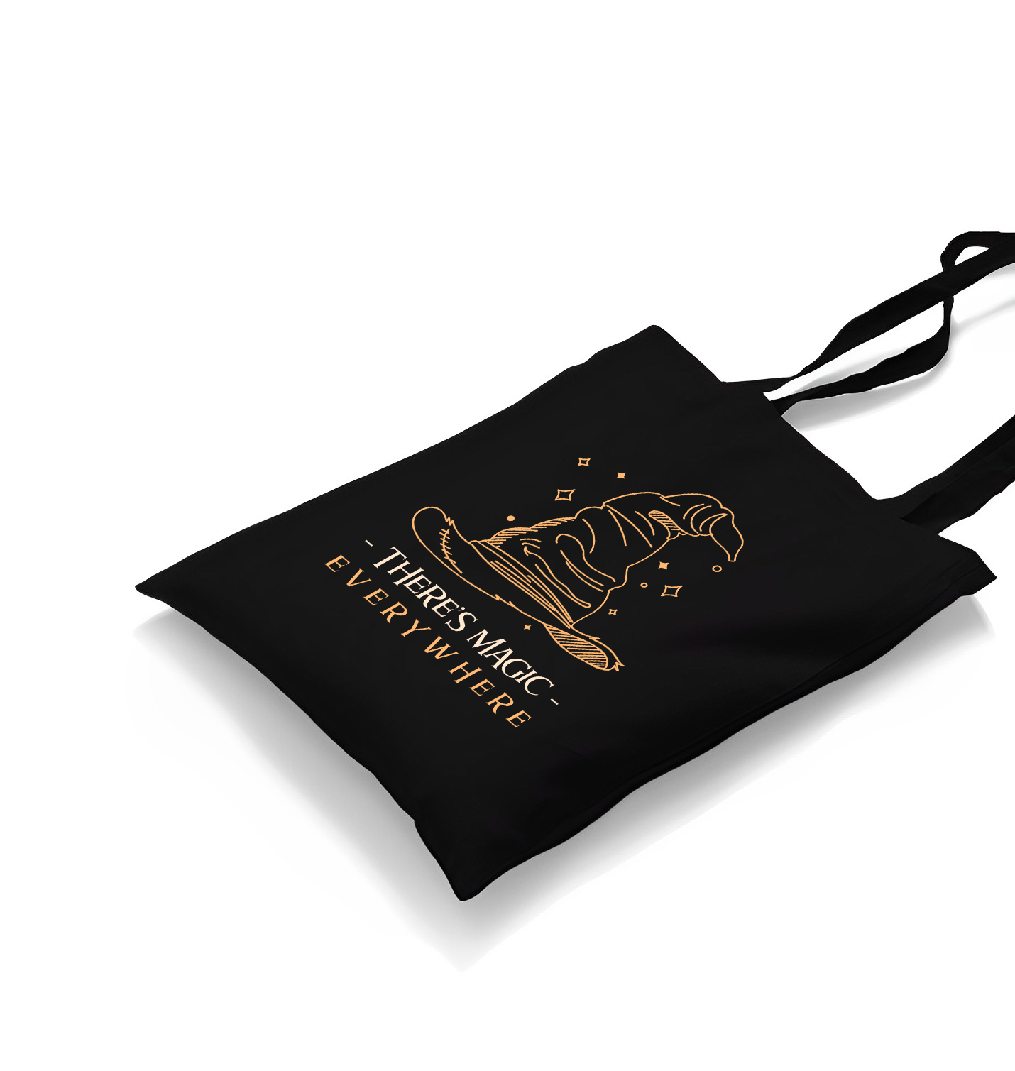 There is Magic Everywhere Witch Hat Black Canvas Totebag - Premium  from W.E.N.S. WIND - Just 4990! Shop now at W.E.N.S. WIND