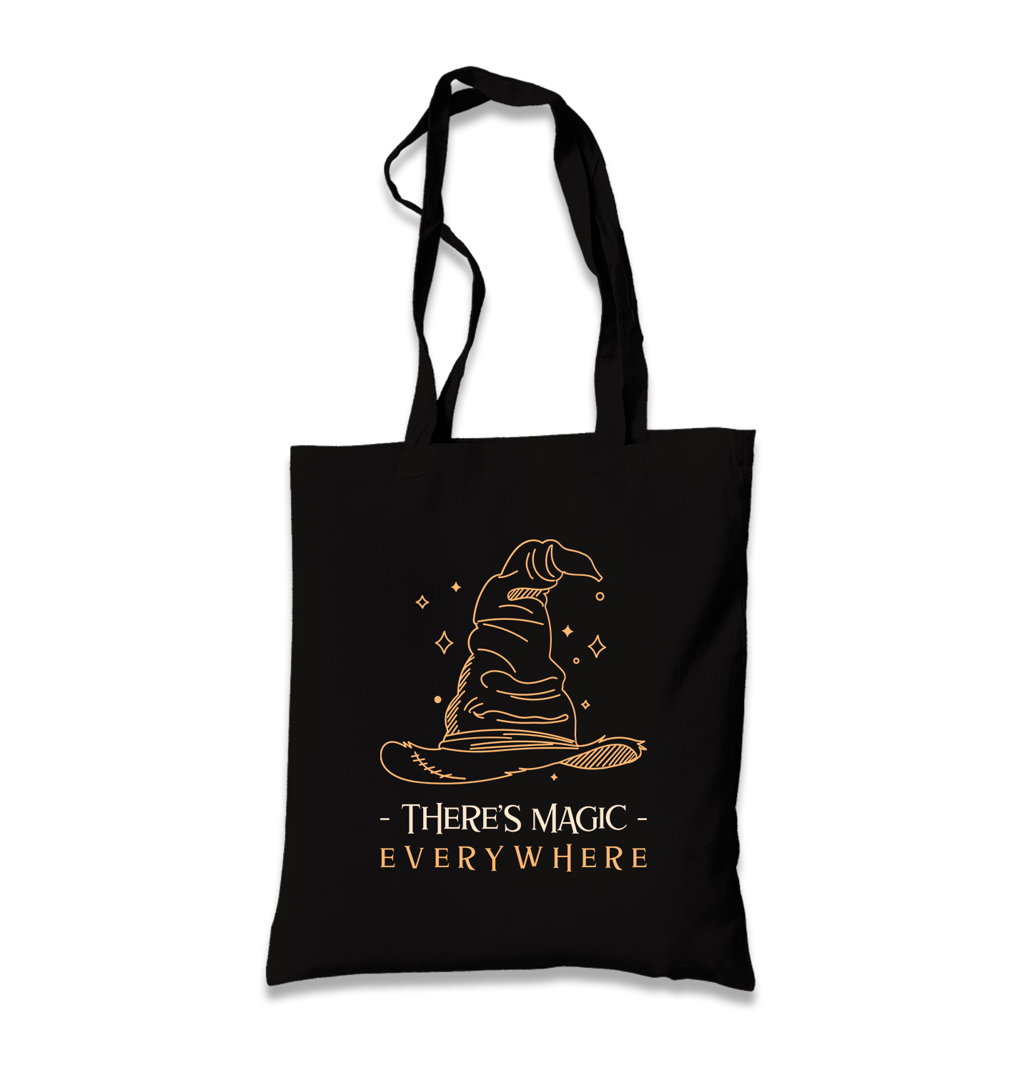 There is Magic Everywhere Witch Hat Black Canvas Totebag - Premium  from W.E.N.S. WIND - Just 4990! Shop now at W.E.N.S. WIND