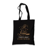 There is Magic Everywhere Witch Hat Black Canvas Totebag - Premium  from W.E.N.S. WIND - Just 4990! Shop now at W.E.N.S. WIND