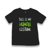 This is My Human Costume Kid's Black T-shirt - Premium  from W.E.N.S. WIND - Just 5990! Shop now at W.E.N.S. WIND