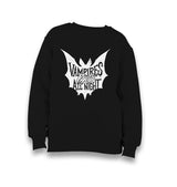 Halloween - Vampires Party At Night Kid's Black Sweatshirt - Premium  from W.E.N.S. WIND - Just 7990! Shop now at W.E.N.S. WIND