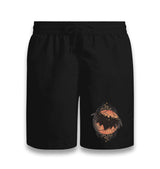 Halloween-Broken Bat Madalion Black Shorts - Premium  from W.E.N.S. WIND - Just 7990! Shop now at W.E.N.S. WIND