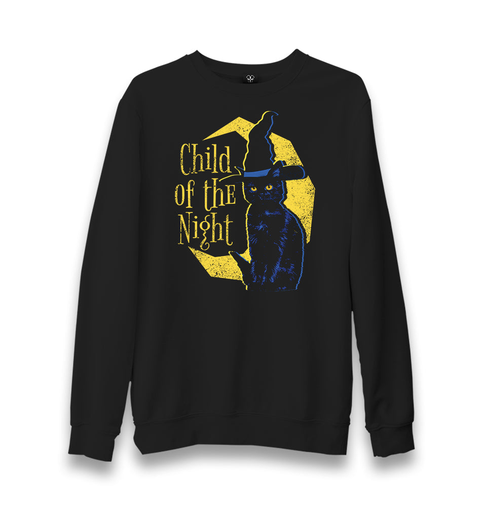 Halloween-Child of the Night Unisex Black Sweatshirt - Premium  from W.E.N.S. WIND - Just 10990! Shop now at W.E.N.S. WIND