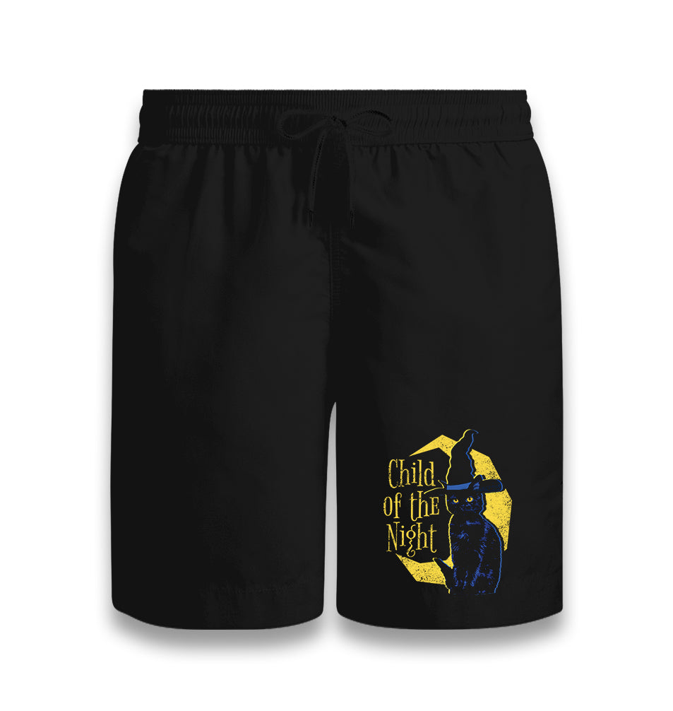 Halloween-Child of the Night Black Shorts - Premium  from W.E.N.S. WIND - Just 7990! Shop now at W.E.N.S. WIND