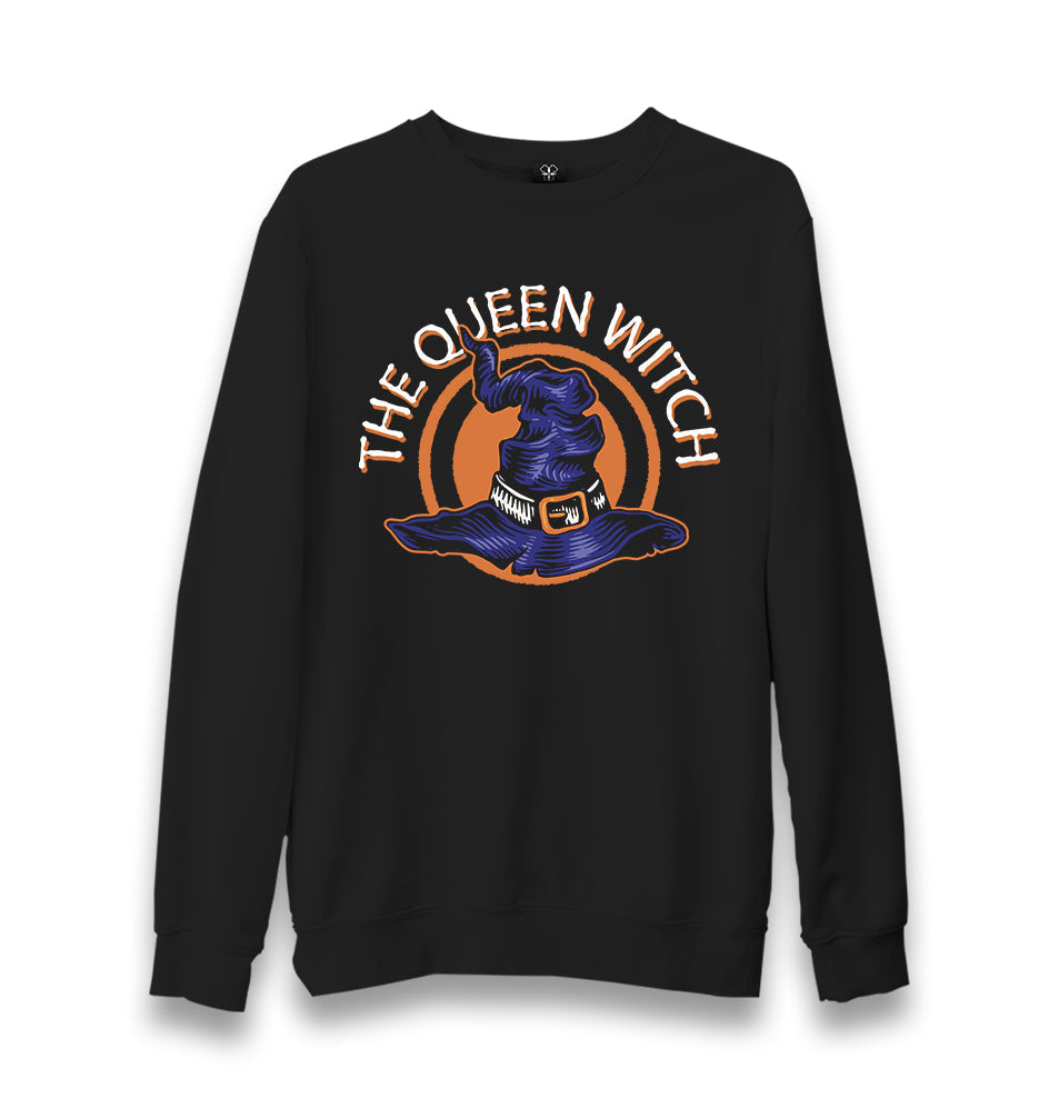 Halloween - The Queen Witch Unisex Black Sweatshirt - Premium  from W.E.N.S. WIND - Just 10990! Shop now at W.E.N.S. WIND