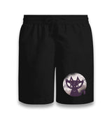 Halloween-Black Cat Black Shorts - Premium  from W.E.N.S. WIND - Just 7990! Shop now at W.E.N.S. WIND