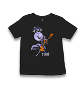 Halloween-Baddest Witch in Town Kid's Black T-shirt - Premium  from W.E.N.S. WIND - Just 5990! Shop now at W.E.N.S. WIND