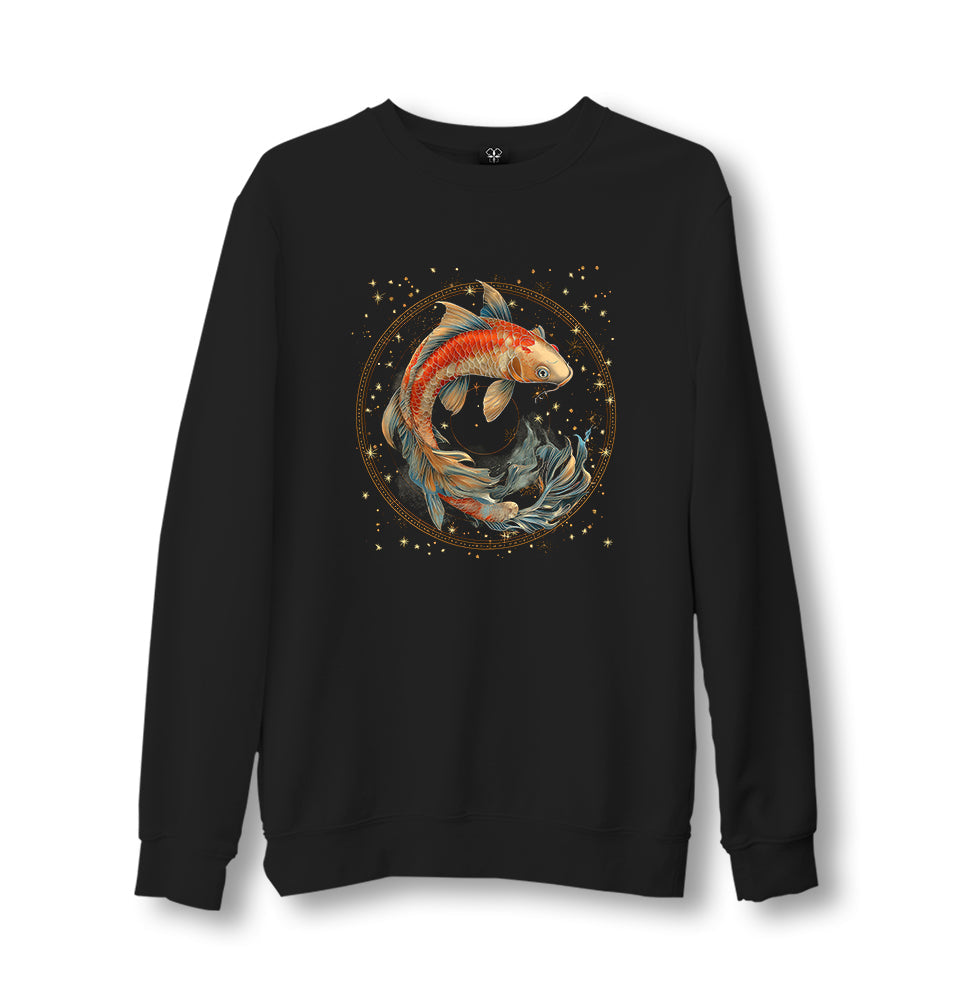 Horoscope Zodiac Signs Pisces - ES5247 Unisex Black Sweatshirt - Premium  from W.E.N.S. WIND - Just 10990! Shop now at W.E.N.S. WIND