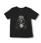 Skeleton with Sunglasses Wearing  Black Hoodie - ES5248 Kid's Black T-shirt - Premium  from W.E.N.S. WIND - Just 5990! Shop now at W.E.N.S. WIND