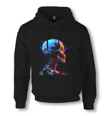 Glitch Ghost Skeleton - ES5250 Unisex Black Hoodie - Premium  from W.E.N.S. WIND - Just 11990! Shop now at W.E.N.S. WIND