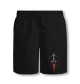 Space Rocket and the Red Planet - ES5251 Black Shorts - Premium  from W.E.N.S. WIND - Just 7990! Shop now at W.E.N.S. WIND