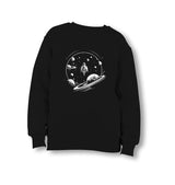 Space Rocket and the Planets - ES5252 Kid's Black Sweatshirt - Premium  from W.E.N.S. WIND - Just 7990! Shop now at W.E.N.S. WIND