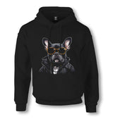 Cool French Bulldog with Sunglasses - ES5255 Unisex Black Hoodie - Premium  from W.E.N.S. WIND - Just 11990! Shop now at W.E.N.S. WIND