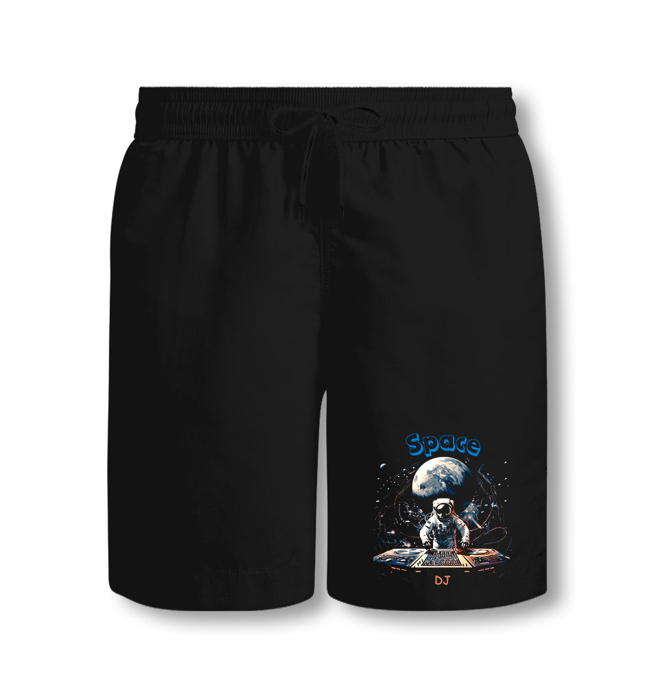Astronaut DJ Playing Music in the Space Galaxy - ES5257 Black Shorts - Premium  from W.E.N.S. WIND - Just 7990! Shop now at W.E.N.S. WIND