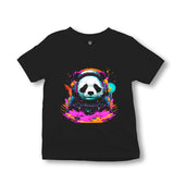 Astronaut Panda in the Galaxy - ES5258 Kid's Black T-shirt - Premium  from W.E.N.S. WIND - Just 5990! Shop now at W.E.N.S. WIND