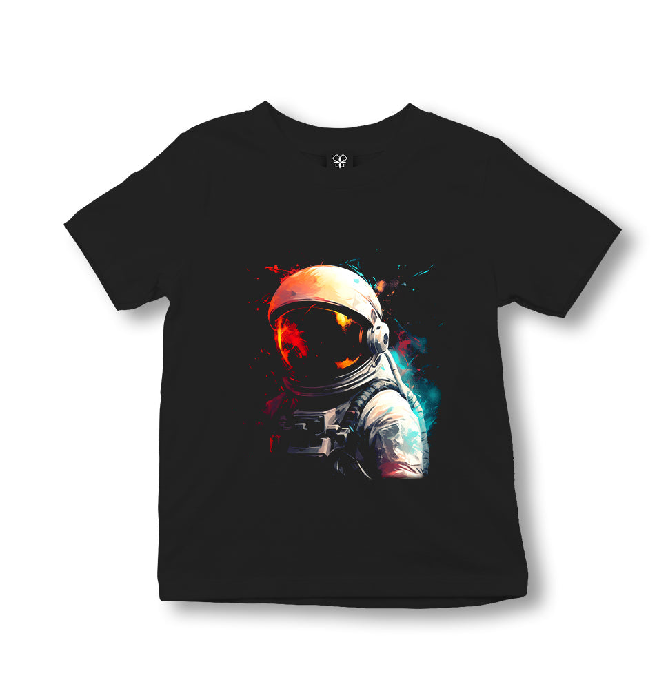 Astronaut Space Explosion - ES5259 Kid's Black T-shirt - Premium  from W.E.N.S. WIND - Just 5990! Shop now at W.E.N.S. WIND