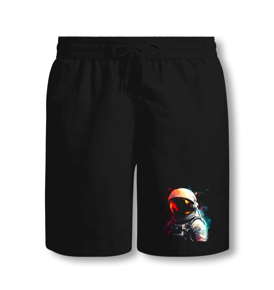 Astronaut Space Explosion - ES5259 Black Shorts - Premium  from W.E.N.S. WIND - Just 7990! Shop now at W.E.N.S. WIND