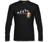 Friday Beer Unisex Black Longsleeve - Premium Unisex Longsleeve from W.E.N.S. WIND - Just 7990! Shop now at W.E.N.S. WIND