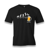 Friday Beer Men's Black Tshirt - Premium Men's T-shirt from W.E.N.S. WIND - Just 6490! Shop now at W.E.N.S. WIND