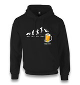 Friday Beer Unisex Black Hoodie - Premium Unisex Hoodie from W.E.N.S. WIND - Just 11990! Shop now at W.E.N.S. WIND