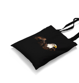 Eagle II Black Canvas Totebag - Premium  from W.E.N.S. WIND - Just 4990! Shop now at W.E.N.S. WIND