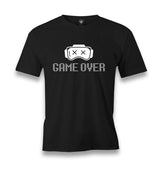 Game Over Eyes Men's Black T-shirt Graphic Print