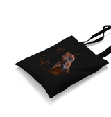 Horse I Black Canvas Totebag - Premium  from W.E.N.S. WIND - Just 4990! Shop now at W.E.N.S. WIND