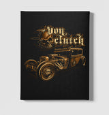 Old Car - Von Clutch Black Canvas Wall Art 35x40cm - Premium  from W.E.N.S. WIND - Just 7990! Shop now at W.E.N.S. WIND