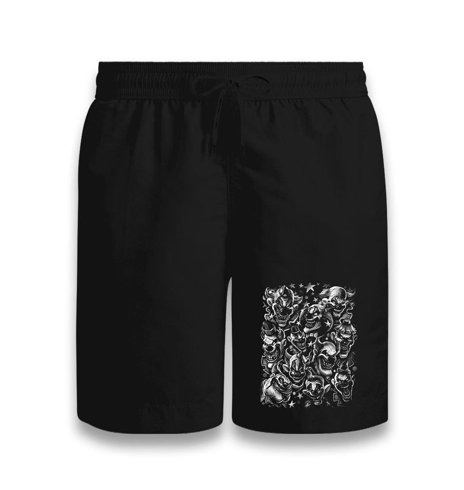 Clowns Black Shorts - Premium  from W.E.N.S. WIND - Just 7990! Shop now at W.E.N.S. WIND