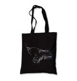 Black Puppy Canvas Totebag - Premium  from Wenswind - Just 4990! Shop now at W.E.N.S. WIND