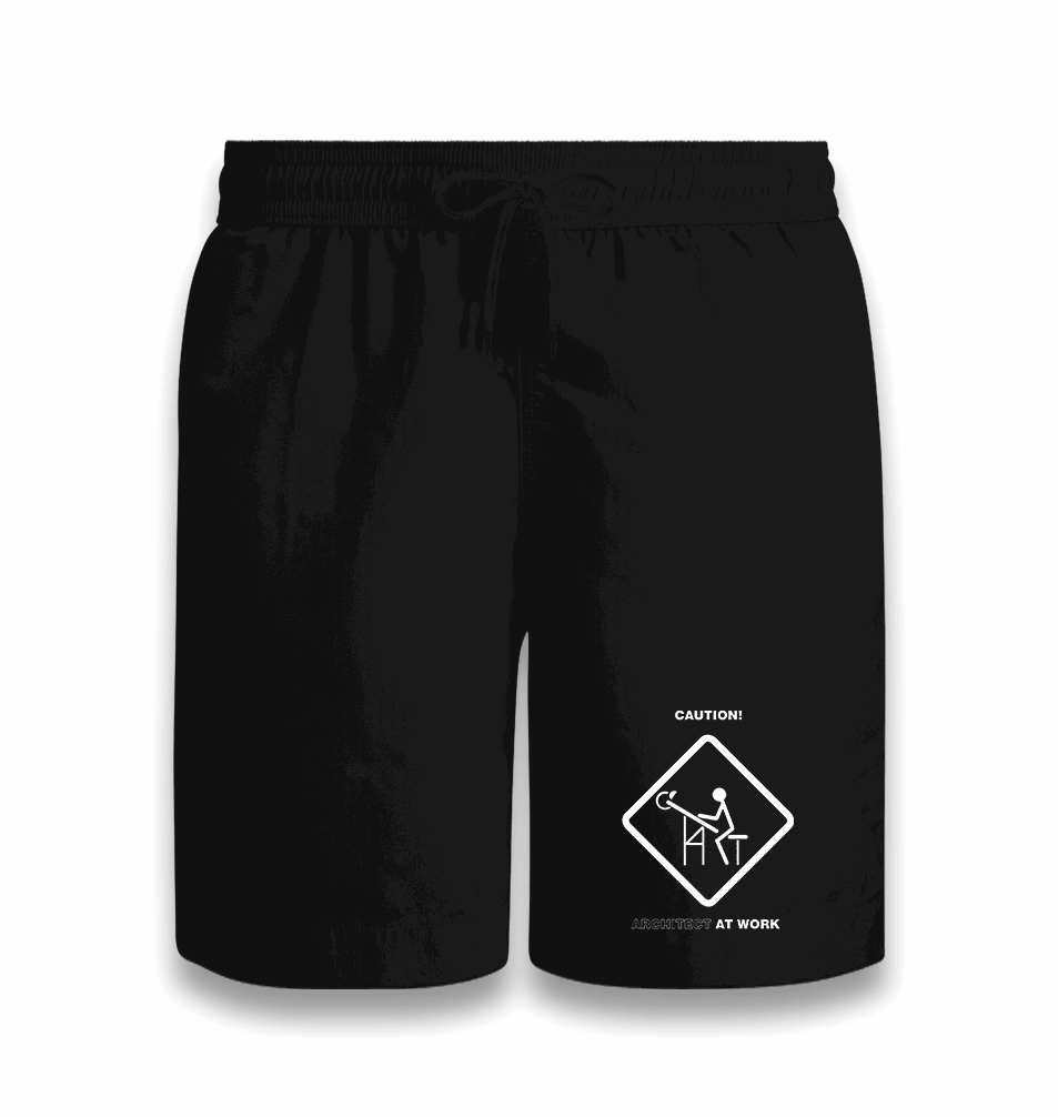Architect at Work Black Shorts - Premium Shorts from W.E.N.S. WIND - Just 7990! Shop now at W.E.N.S. WIND